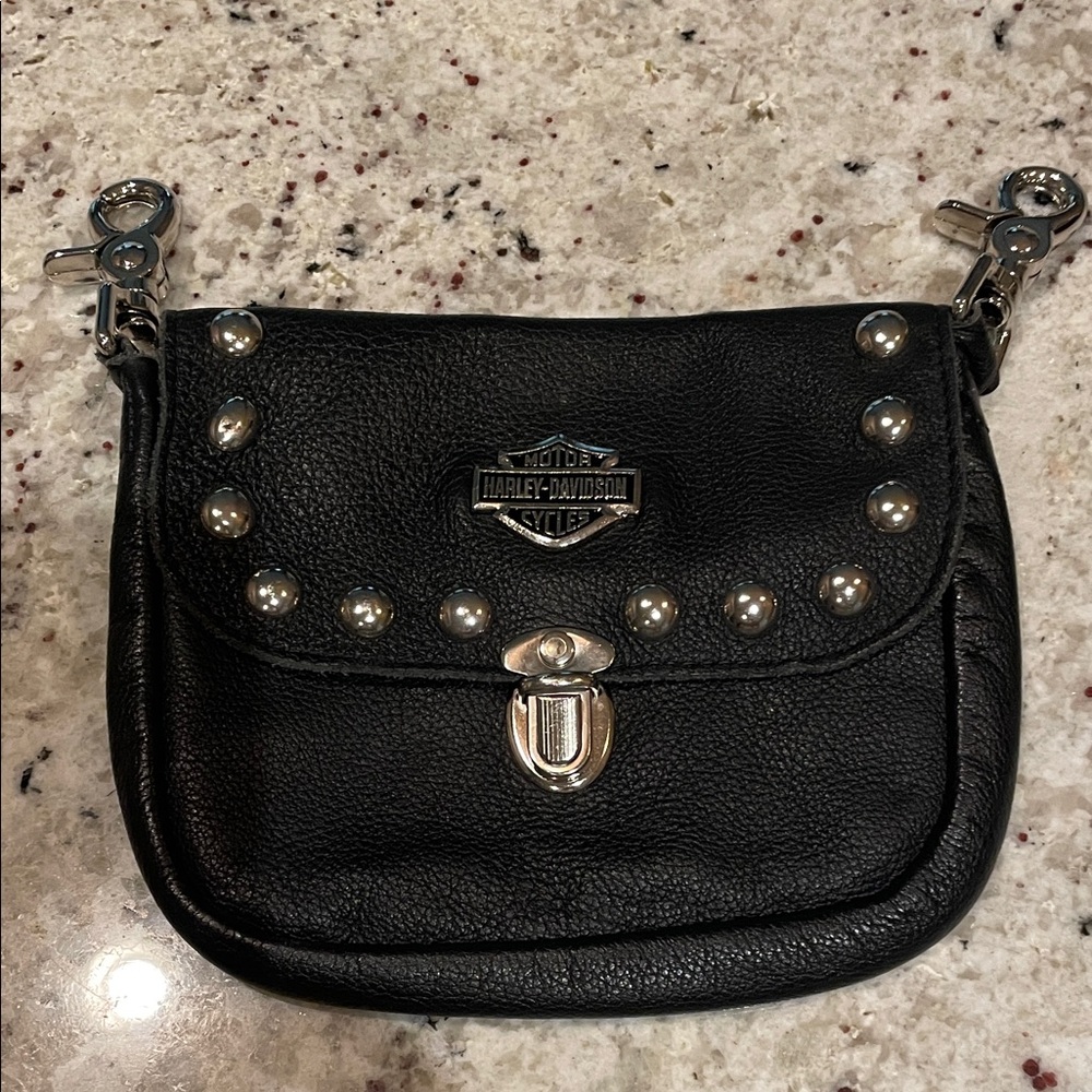 Harley-Davidson Black Studded Mini Bag